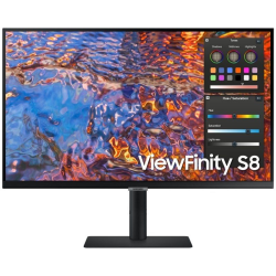 Monitor profesional samsung viewfinity s8 s32b800pxp 32'/ 4k/ negro