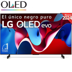 Televisor lg 4k oled evo ai c4 oled42c45la 42'/ ultra hd 4k/ smart tv/ wifi