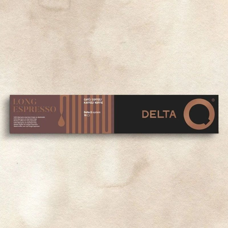 Cápsula delta delta q-long espresso para cafeteras delta/ caja de 10 Cápsula delta delta q-long espresso para cafeteras delta/ caja de 10