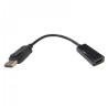 Conversor 3go adphdmi/ displayport macho - hdmi hembra/ 15cm/ negro