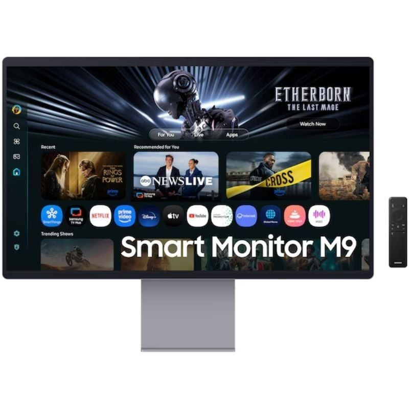 Smart monitor samsung m90f oled s32fm902su 32'/ 4k/ oled/ smart tv/ multimedia/ gris