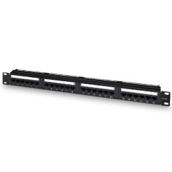 Patch panel aisens a141-0509/ 24 puertos/ cat.6/ altura 1u/ gestión de cables