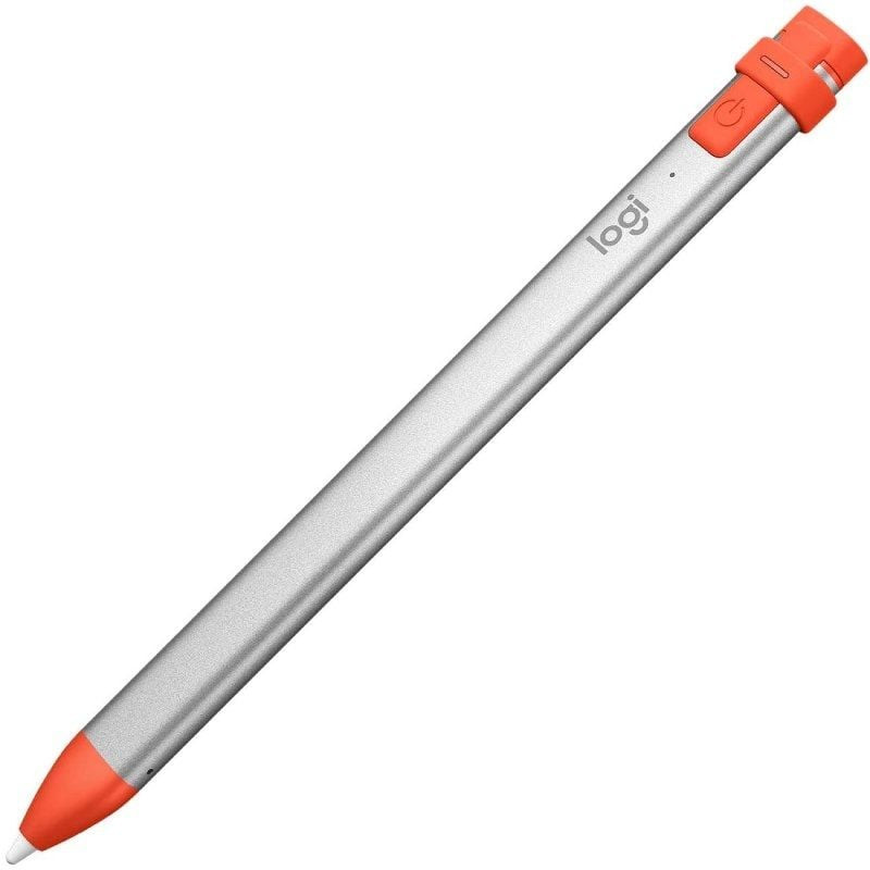 Lápiz inalámbrico logitech crayon para ipad/ naranja