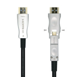 Cable hdmi 2.0 aoc 4k desmontable aisens a148-0513/ hdmi macho / d macho - hdmi macho/ 40m/ negro