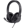 Auriculares trust ayda max usb/ con micrófono/ usb/ negros