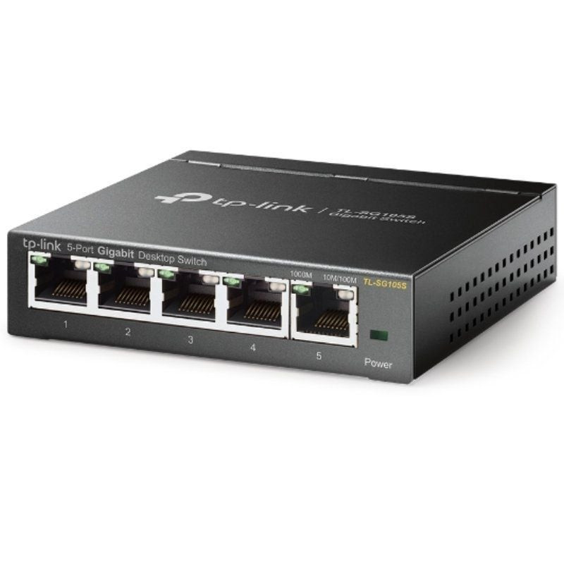 Switch tp-link tl-sg105s 5 puertos/ rj-45 10/100/1000 Switch tp-link tl-sg105s 5 puertos/ rj-45 10/100/1000