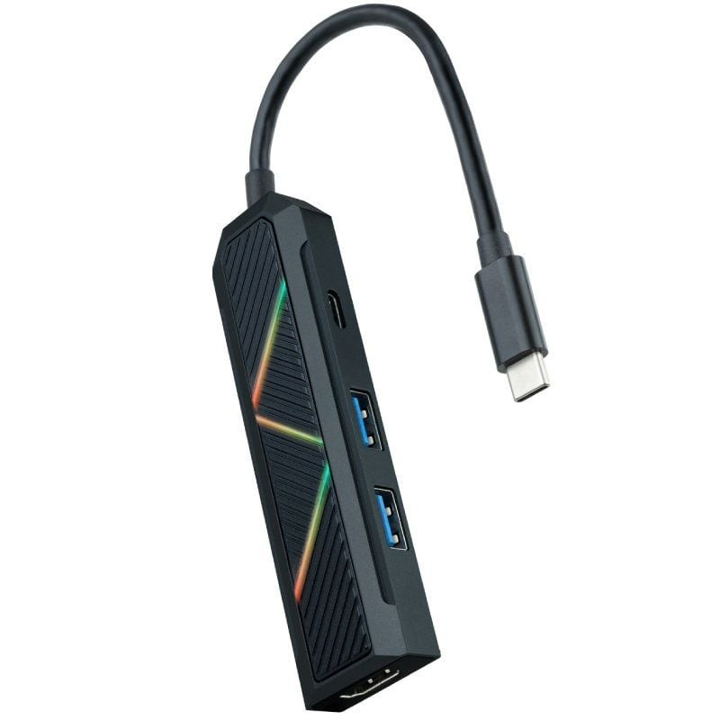 Docking usb tipo-c nanocable 10.16.0401/ 2xusb/ 1xusb tipo-c pd/ 1xhdmi 2.0