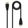 Cable hdmi 1.4 nanocable 10.15.1700/ hdmi macho - hdmi macho/ 1m/ negro