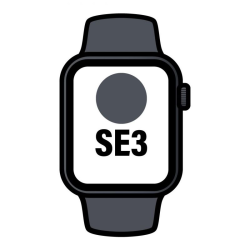 Apple watch se3/ gps/ cellular/ 40mm/ caja de aluminio medianoche/ correa deportiva medianoche s/m