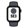 Apple watch se3/ gps/ cellular/ 44mm/ caja de aluminio medianoche/ correa deportiva medianoche s/m