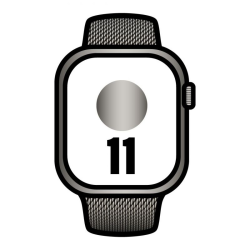Apple watch series 11/ gps/ cellular/ 42mm/ titanio natural/ correa natural milanese loop