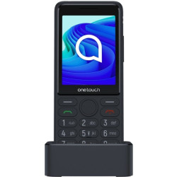 Teléfono móvil tcl one touch 4042s para personas mayores/ 4g/ gris oscuro