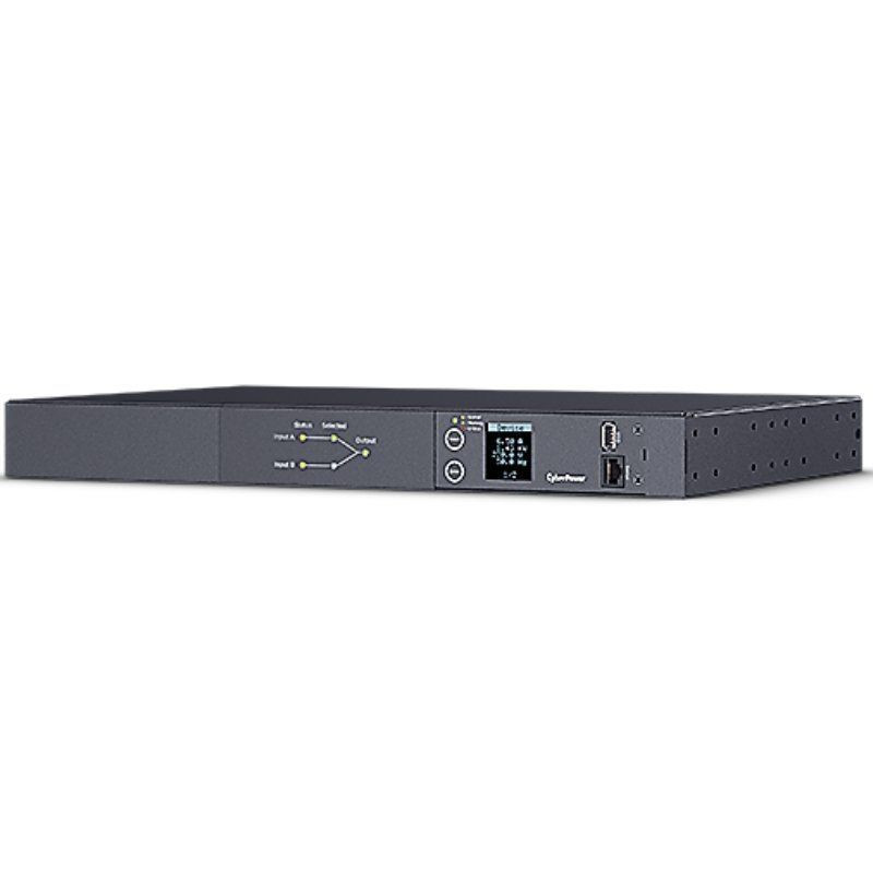 Unidad de distribución para alimentación cyberpower pdu24005/ 16a/ 2x iec c19 - 8x iec c13/ formato rack 1u
