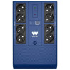 Sai línea interactiva woxter multibase ups 1200 va/ 1200va-720w/ 8 salidas/ formato torre