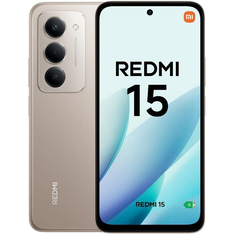 Smartphone xiaomi redmi 15 6gb/ 128gb/ 6.9'/ gris