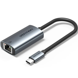 Adaptador usb tipo-c - rj45 vention cfphb/ 1000mbps