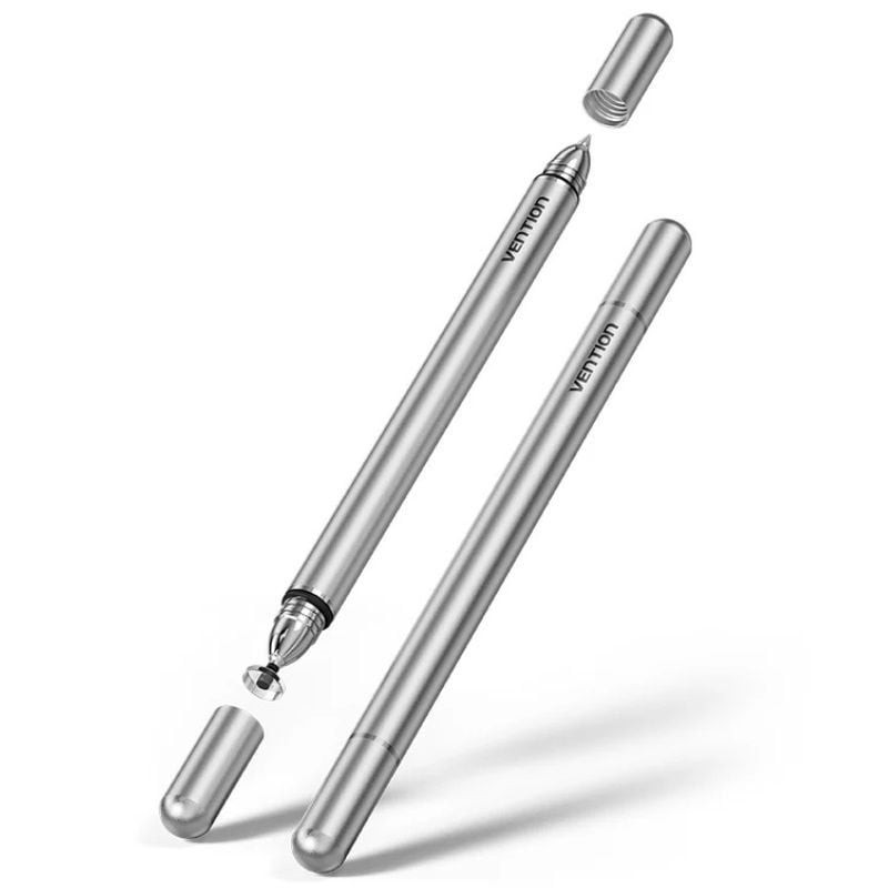 Lápiz óptico vention kqmh0/ universal/ aluminio gris