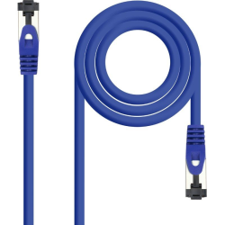 Cable de red rj45 sstp nanocable 10.20.2000-l25-bl cat.8.1/ 25cm/ azul