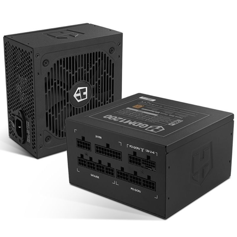 Fuente de alimentación nox hummer gdm/ 1200w/ ventilador 12cm/ 80 plus gold