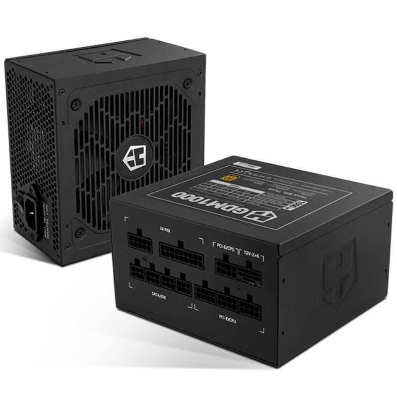 Fuente de alimentación nox hummer gdm/ 1000w/ ventilador 12cm/ 80 plus gold