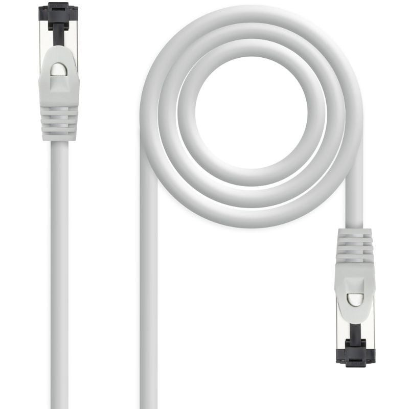 Cable de red rj45 sstp nanocable 10.20.2002 cat.8.1/ 2m/ gris