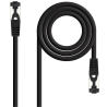 Cable de red rj45 sstp nanocable 10.20.2005-bk cat.8.1/ 5m/ negro