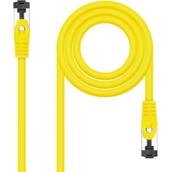 Cable de red rj45 sstp nanocable 10.20.2001-y cat.8.1/ 1m/ amarillo