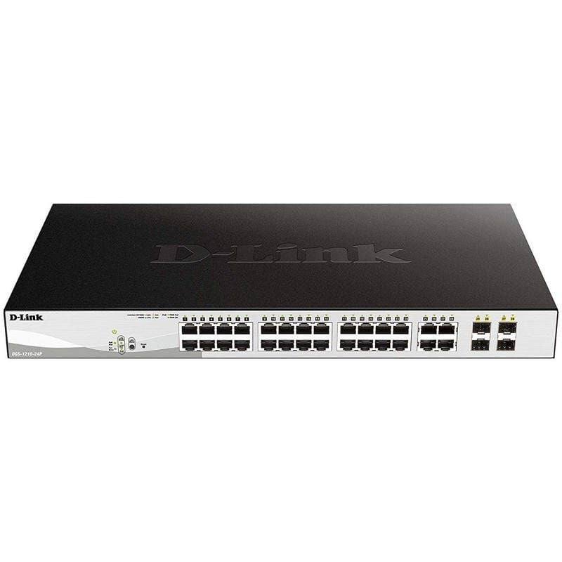 Switch gestionado d-link dgs-1210-24p 24 puertos/ rj-45 10/100/1000/ poe/ sfp Switch gestionado d-link dgs-1210-24p 24 puertos/ rj-45 10/100/1000/ poe/ sfp