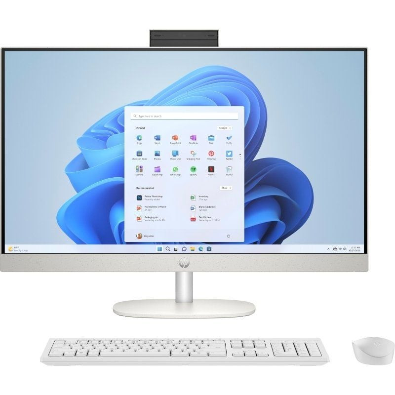 Pc all in one hp 27-cr2014ns intel core ultra 5-225u/ 16gb/ 512gb ssd/ 27'/ win11