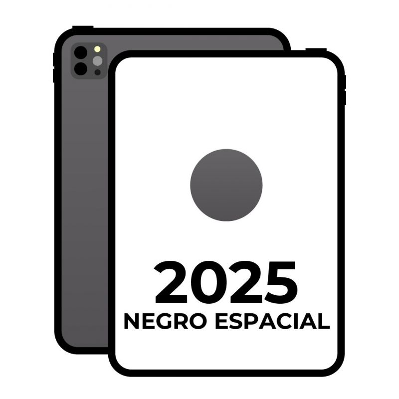 Apple ipad pro 13' 2025 7th wifi cell/ 5g/ m5/ 256gb/ negro espacial