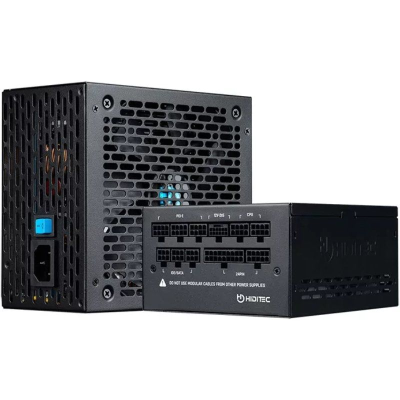 Fuente de alimentación hiditec gdx1050 v3/ 1050w/ ventilador 14cm/ atx 3.1/ pcie 5.1/ 80 plus gold