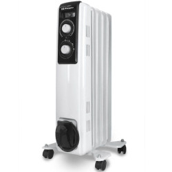 Radiador de aceite orbegozo rf 1000 a/ 2 potencias/ 500-1000w/ 5 elementos caloríficos