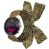 Forever smartwatch lucca sb-370/ notificaciones/ frecuencia cardiaca/ oro rosa/ incluye correa leopardo
