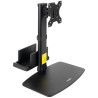 Soporte de sobremesa para monitor tooq db1128tn-b/ ajustable/ giratorio/ inclinable/ hasta 6kg