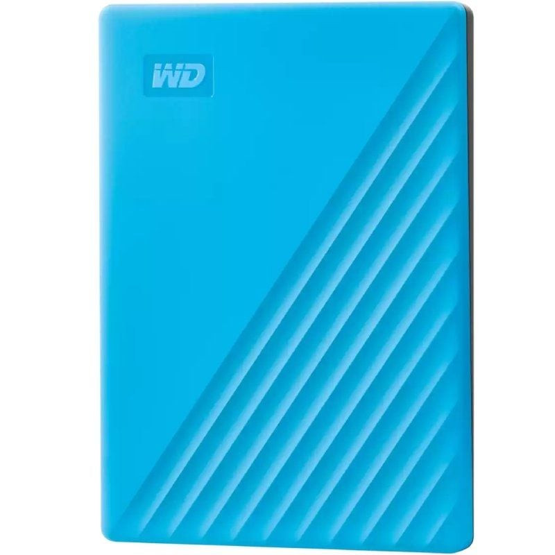 Disco externo western digital my passport 4tb/ 2.5'/ usb 3.2/ azul