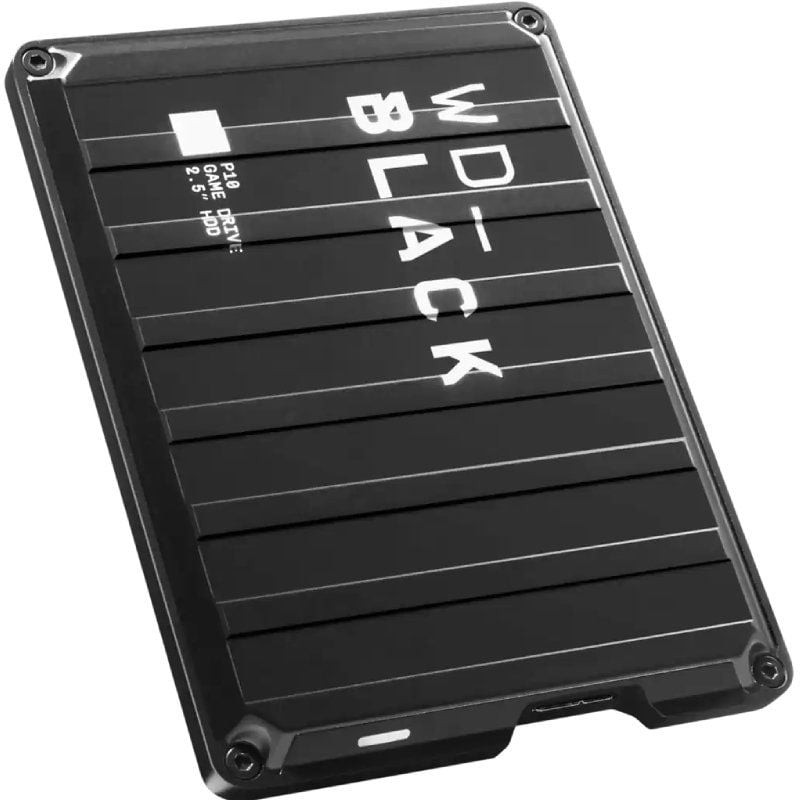 Disco externo western digital black p10 game drive 2tb/ 2.5'/ usb 3.2/ negro