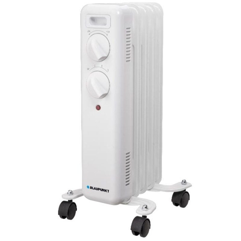 Radiador de aceite blaupunkt bp1015/ 1000w/ 5 elementos caloríficos