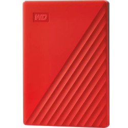 Disco externo western digital my passport 2tb/ 2.5'/ usb 3.2/ rojo
