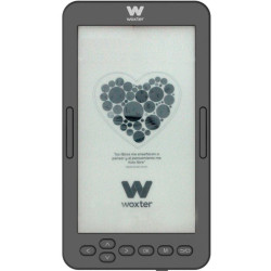 Libro electrónico ebook woxter scriba 195 s/ 4.7'/ tinta electrónica/ negro