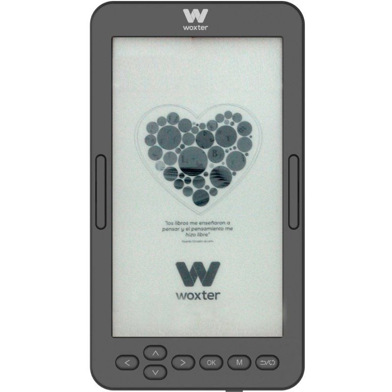 Libro electrónico ebook woxter scriba 195 s/ 4.7'/ tinta electrónica/ negro
