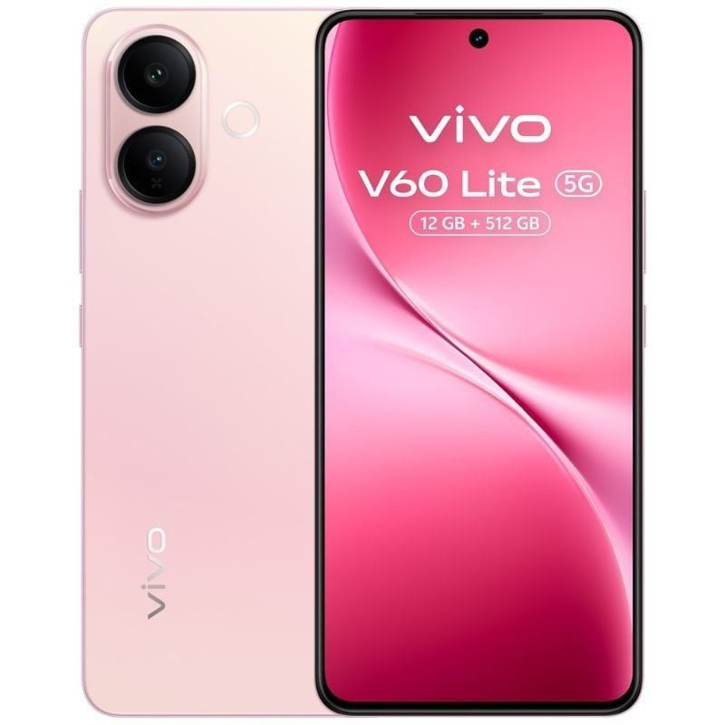 Smartphone vivo v60 lite 12gb/ 512gb/ 6.77'/ 5g/ rosa