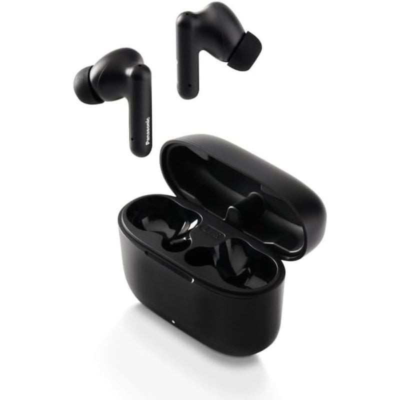 Auriculares bluetooth panasonic rz-b110w con estuche de carga/ autonomía 6h/ negros