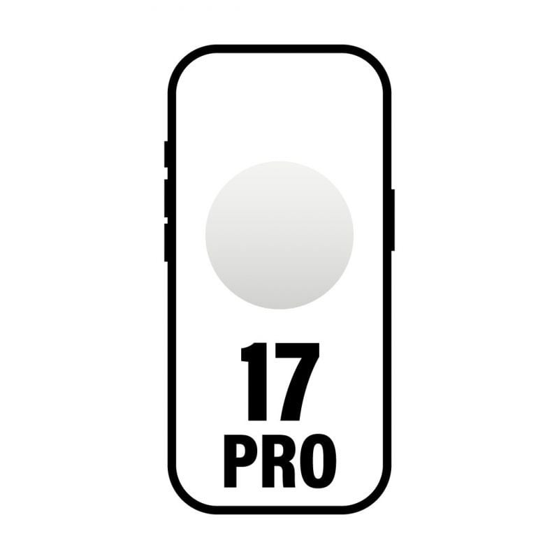 Smartphone apple iphone 17 pro 256gb/ 6.3'/ 5g/ plata