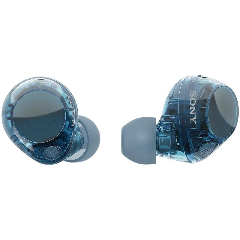 Auriculares bluetooth sony wf-c710n con estuche de carga/ autonomía 12h/ azules cristal