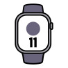 Apple watch series 11/ gps/ cellular/ 42mm/ plata/ correa deportiva púrpura (s/m)