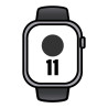 Apple watch series 11/ gps/ cellular/ 46mm/ aluminio gris espacial/ correa deportiva negra s/m