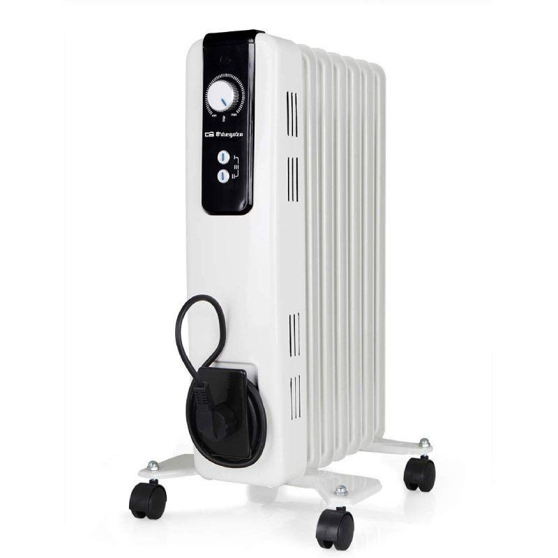 Radiador de aceite orbegozo rh 1500 a/ 3 potencias/ 600-900-1500w/ 7 elementos caloríficos