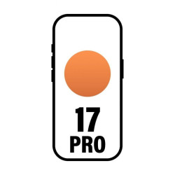 Smartphone apple iphone 17 pro 256gb/ 6.3'/ 5g/ naranja cosmico