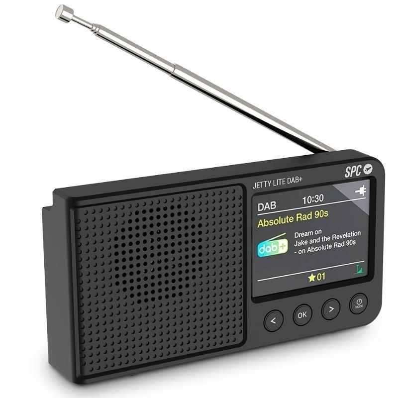Radio portátil spc jetty lite dab+/ negra