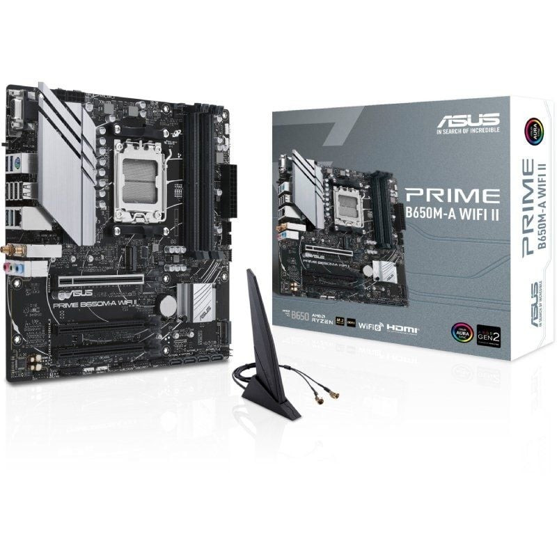 Placa base asus prime b650m-a wifi ii socket am5/ micro atx Placa base asus prime b650m-a wifi ii socket am5/ micro atx